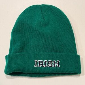 University of Notre Dame Irish🍀 Unisex Knit Winter Skull Hat Green Blue White